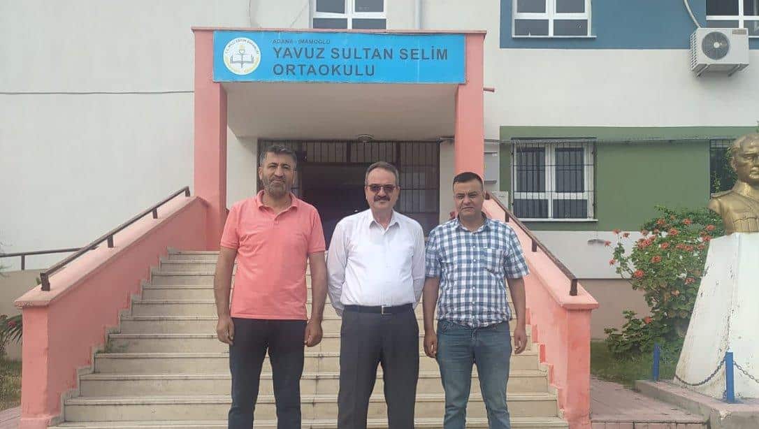 İmamoğlu İlçe Milli Eğitim Şube Müdürümüz Sayın Ramazan ARI, Yavuz Sultan Selim Ortaokulunu Ziyaret Etti