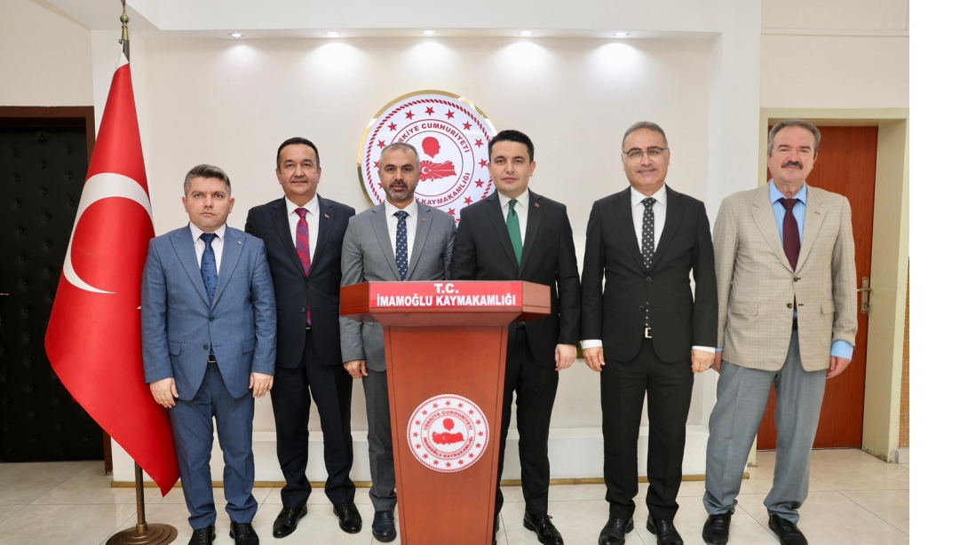 İl Milli Eğitim Müdürümüz Sayın Yusuf TÜFEKÇİ'nin İmamoğlu Kaymakamımız Sayın Osman ŞAHİN'e Ziyareti 